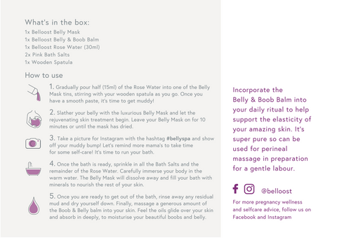 Belloost® Belly Spa Kit
